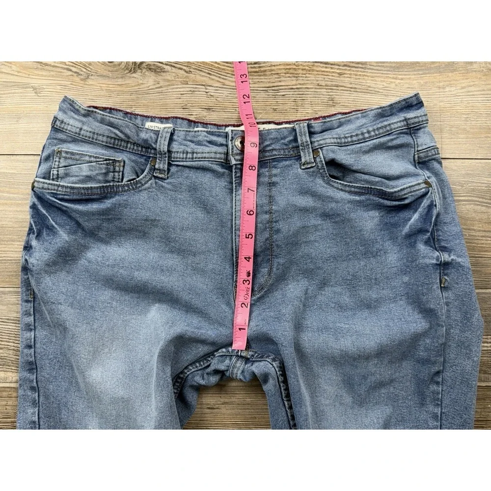 Artful Rebel Jeans Mens‎ 34x32 Light Wash Slim Straight Denim 5 Pocket Zip Fly